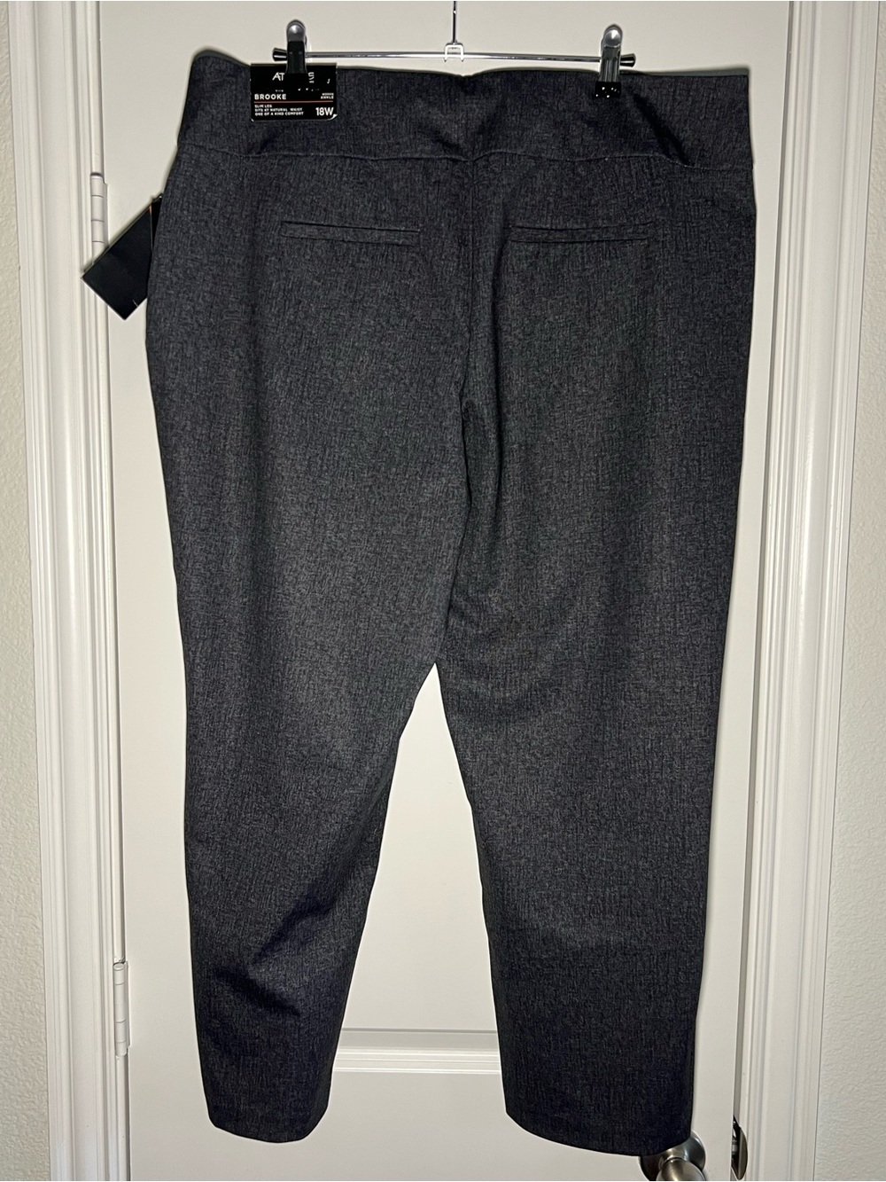 Charcoal Pull-On Pants - Picture 4 of 5